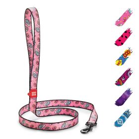 Nylon Dog Leash for Small Dogs and Medium Dogs 4 Ft x 4/5 inch Wide Strong Dog Leash Heavy Duty Unicorns Pattern