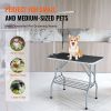 VEVOR Pet Grooming Table Arm with Clamp, 36''x24'' Dog Grooming Station, Foldable Pets Grooming Stand for Medium and Small Dogs