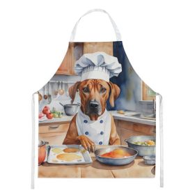 Rhodesian Ridgeback The Chef Apron Cooking Kitchen Server Baking Crafts Gardening for Adult Women Men, Unisex, Large, Multicolor