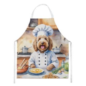 Labradoodle The Chef Apron Cooking Kitchen Server Baking Crafts Gardening for Adult Women Men, Unisex, Large, Multicolor