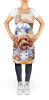 Cockapoo The Chef Apron Cooking Kitchen Server Baking Crafts Gardening for Adult Women Men, Unisex, Large, Multicolor