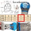 4 Pcs Cats Dogs Knitted Socks Yellow Chick Dog Paw Protection Foot Covers Scratch Dirt Resistant Puppy Teddy Corgi Pet Shoes