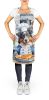 Australian Shepherd The Chef Apron Cooking Kitchen Server Baking Crafts Gardening for Adult Women Men, Unisex, Large, Multicolor