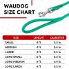 Rolled Leather Dog Leash 6Ft * 0.5 in for Small Medium and Large Dogs Heavy Duty Leather Puppy Leash for Outdoor Walking Running Training Strong Dog L