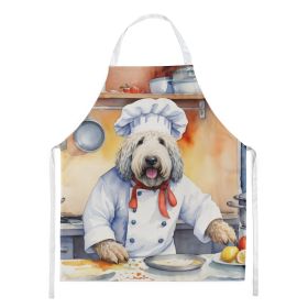 Komondor The Chef Apron Cooking Kitchen Server Baking Crafts Gardening for Adult Women Men, Unisex, Large, Multicolor