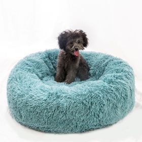 Plush pet nest (Option: Dark green-120cm)